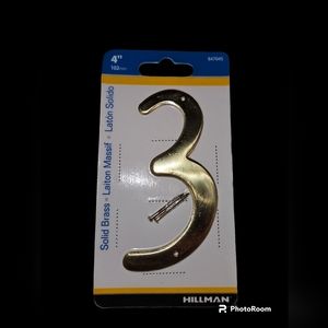 Brass House Number 3